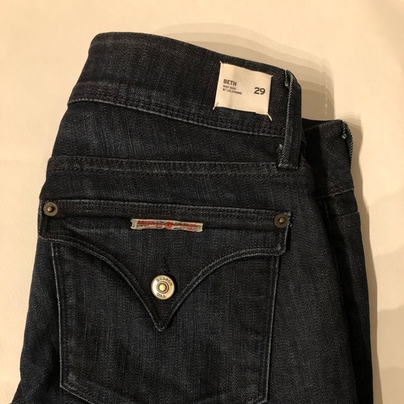 Hudson Dark Wash Jeans - Picture 3 of 5